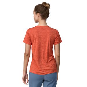 Polo Para Mujer Manga Corta Capilene® Cool Daily Rojo Patagonia