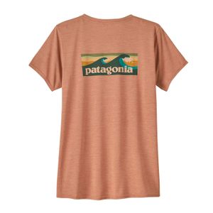 Polo M/C Para Mujer Capilene Cool Daily Graphic Rosado Patagonia