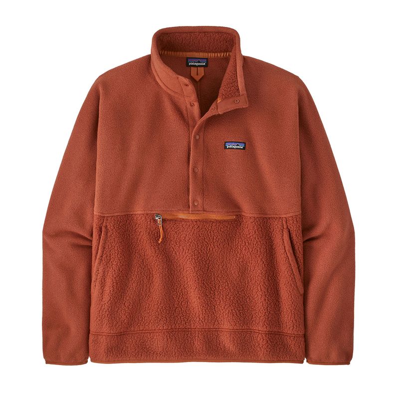 Polar-Para-Hombre-Retro-Pile-1-2-Snap-Rojo-Patagonia