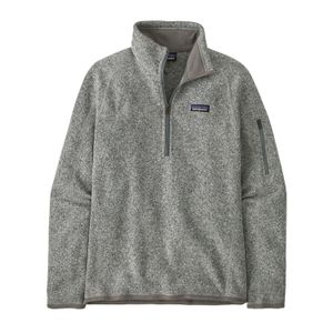 Casaca Para Mujer Better Sweater 1/4 Zip Blanco Patagonia