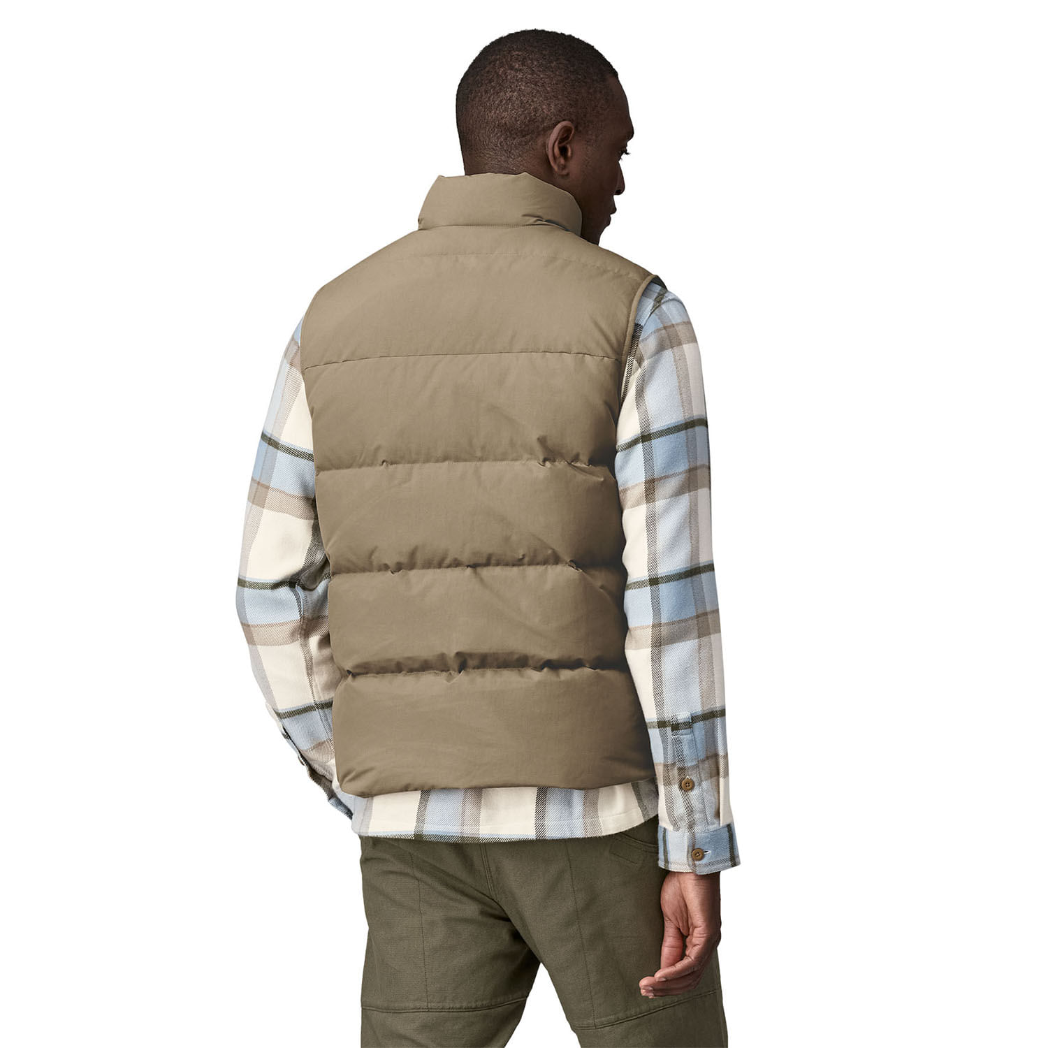 Chaleco Para Hombre Downdrift Vest Gris Patagonia