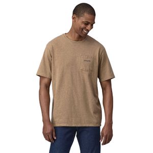 Polo M/C Outdoor Para Hombre Logo Ridge Pocket Responsibili-Tee Café Patagonia