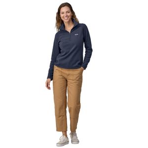 Casaca Para Mujer Micro D 1/4 Zip Azul Patagonia